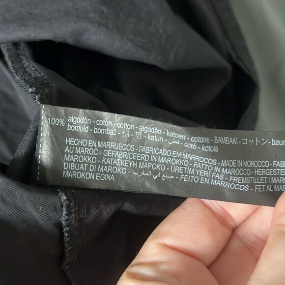 Zara VNeck Maxi Cotton Dress Size XSmall - Picture 9 of 10